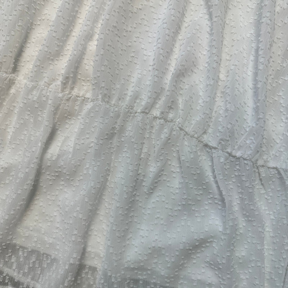 Wrangler Retro White Poet V-Neck Long Sleeve Tiered Western Dress Womens Small - Picture 4 of 7